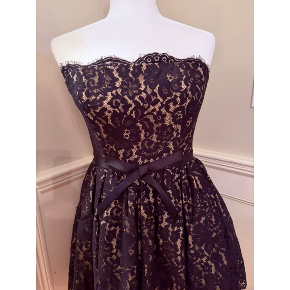 Robert Rodriguez Target Neiman Marcus Lace Strapless Cocktail Dress Size 6 - Picture 1 of 13